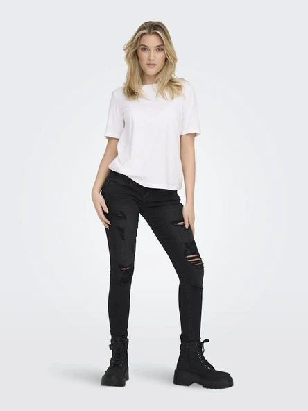 Only Eguler Fit Kadın Tişört 15270390 - 5