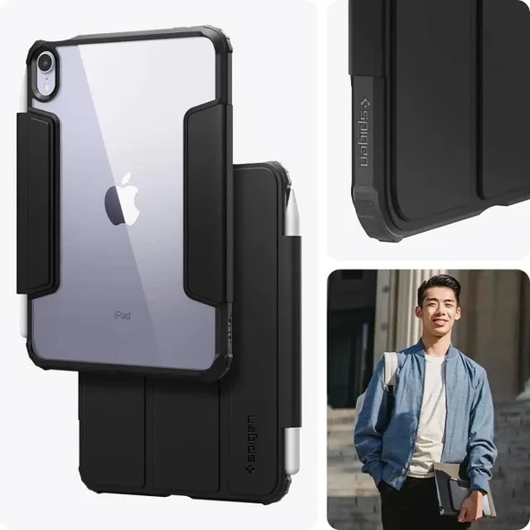 Spigen Ultra Hybrid Pro iPad Mini 6 Kalem Tutuculu Kılıf - 4