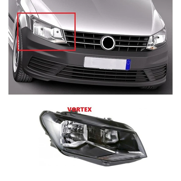 2K1941016 - ÖN FAR SAĞ CADDY 2015- İTHAL