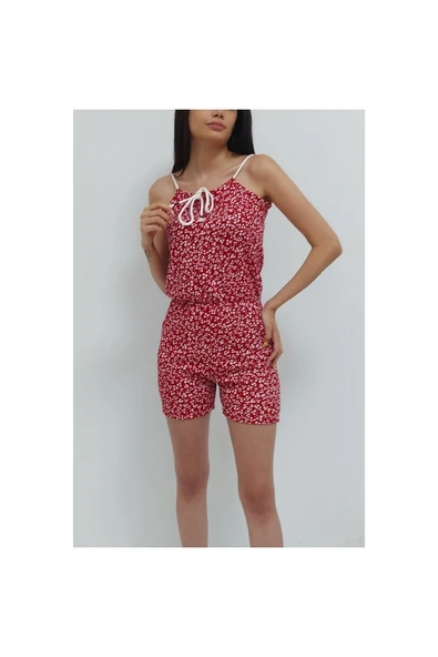 Bkmc Şortlu Cepli Tulum Bordo (clz)