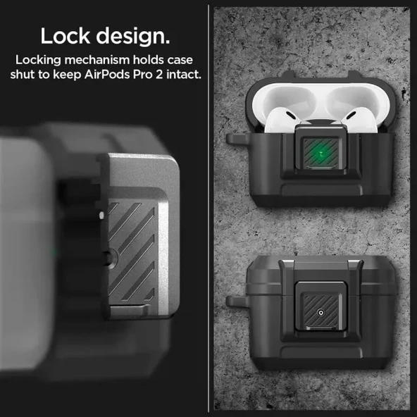 Spigen Lock Fit Airpods Pro 2. Nesil Kılıf - 3