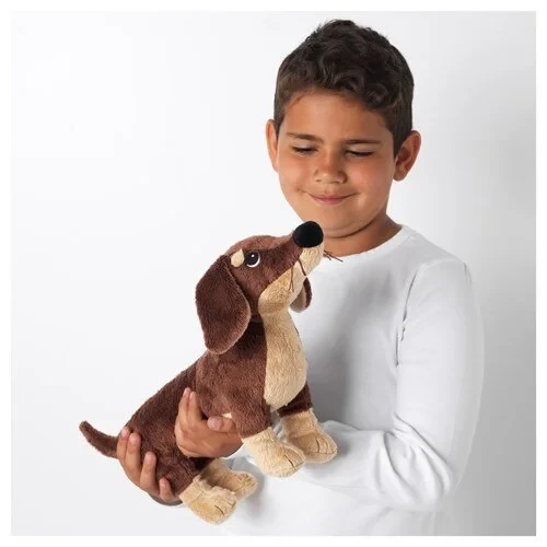 IKEA Smaslug Yumuşak Peluş Köpek Oyuncak 44 cm - 3