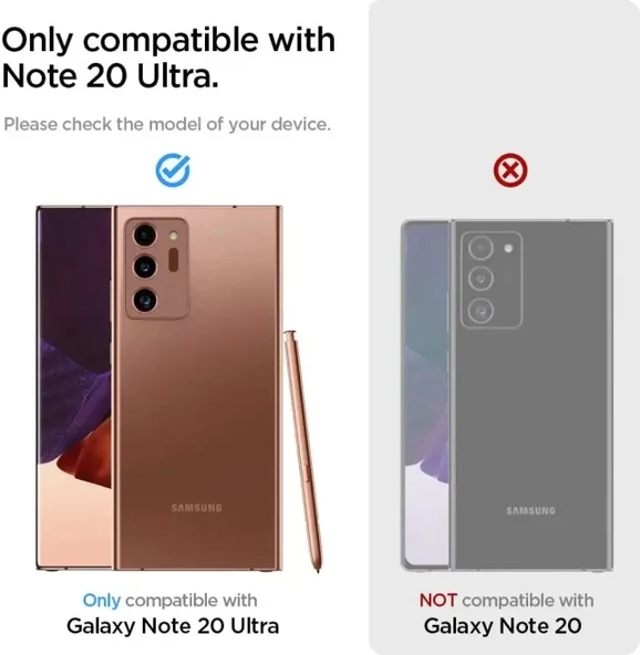 Spigen Slim Armor CS Galaxy Note 20 Ultra 5G Kılıf Siyah