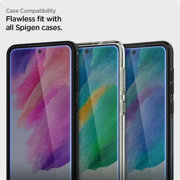 Spigen Samsung Galaxy S21 FE 5G Cam Ekran Koruyucu - 6
