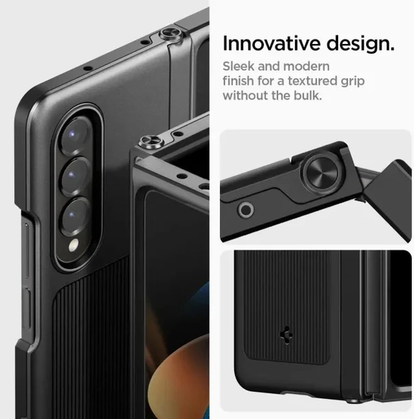 Spigen Neo Hybrid S Galaxy Z Fold 4 Kılıf - Siyah - 4