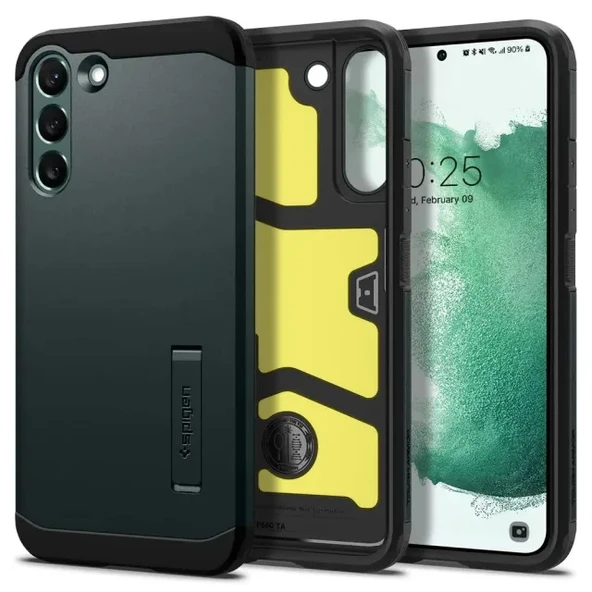 Spigen Tough Armor Galaxy S22 Kılıf Abyss Green