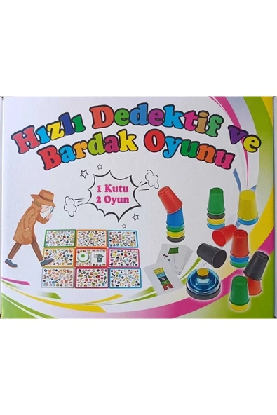 Saki Toys Hızlı Dedektif Ve Bardak Oyunu - 3