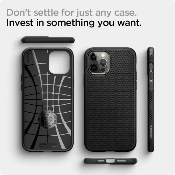 Spigen Liquid Air Armor iPhone 12 Pro Max Kılıf - 7