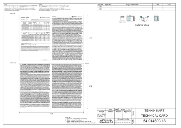 LG AC18BH UV Artcool 18000 BTU A++ Inverter Duvar Tipi Klima - 9