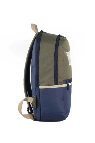 United Colors of Benetton Çift Bölmeli Unisex Okul Sırt Çantası Hâki-Lacivert / 03859 - 3