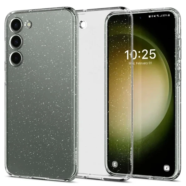 Spigen Liquid Crystal Galaxy S23 Kılıf Crystal Quartz