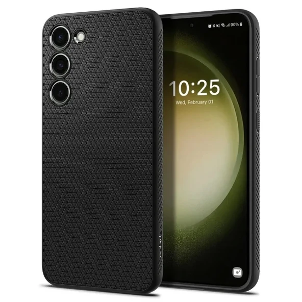 Spigen Samsung Galaxy S23 Kılıf Liquid Air Matte Black