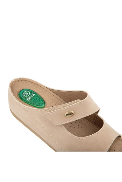 Muya Anyar Anatomik Taban Jel Destekli Topuk Dikeni Kadın Terlik - 7