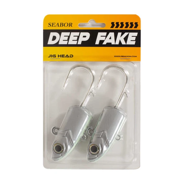 SEABOR DEEP FAKE JIG HEAD  100GR WHITE GLOW - 2