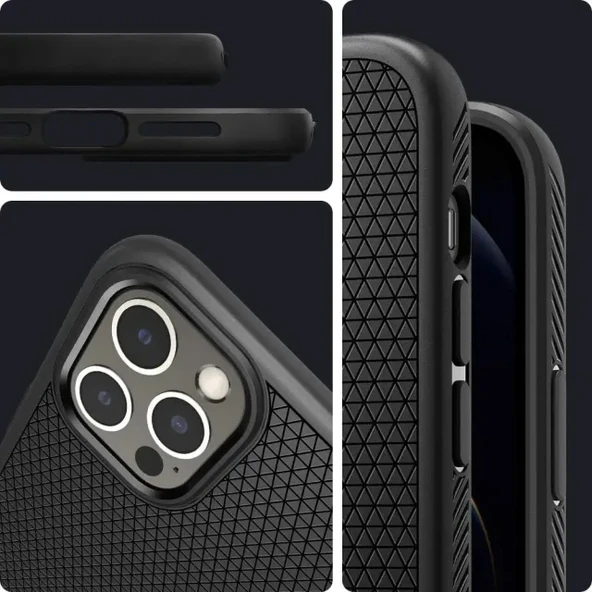 Spigen Liquid Air Armor iPhone 12 Pro Max Kılıf - 3
