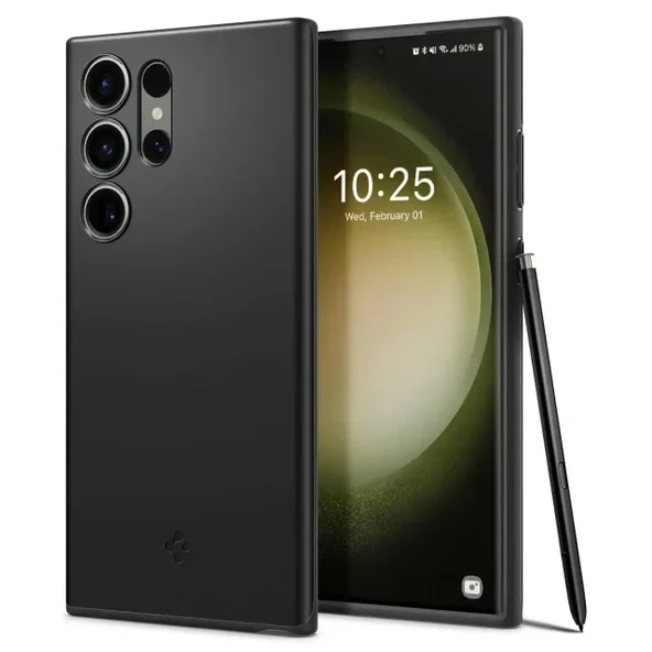 Spigen Thin Fit Galaxy S23 Ultra Kılıf Black