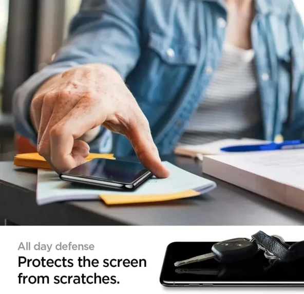 Spigen Tempered Cam Ekran Koruyucu iPhone 11 Pro Max/ Xs Max - 4