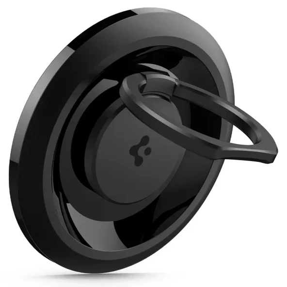 Spigen O-Mag Halkalı Manyetik Telefon Tutucu MagSafe - Siyah Siyah