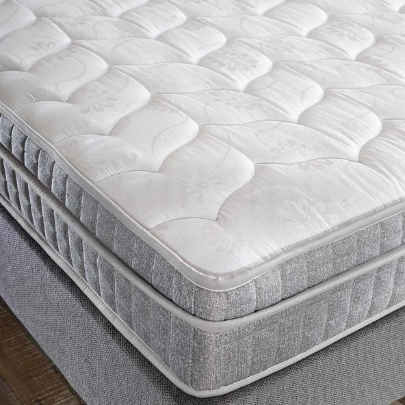 Us Sleeping Ultra Super Gray Yaylı Yatak - Resim 2