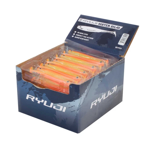 RYUJI MISTER SHAD 10CM, 7GR (1AD)  Standart CHARTREUSE GLOW - 2