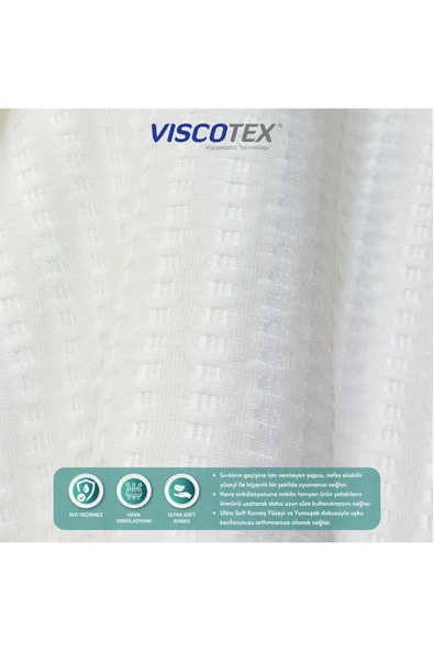 Sıvı Geçirmez Tek Kişilik Fitted Alez 140x200 - 3