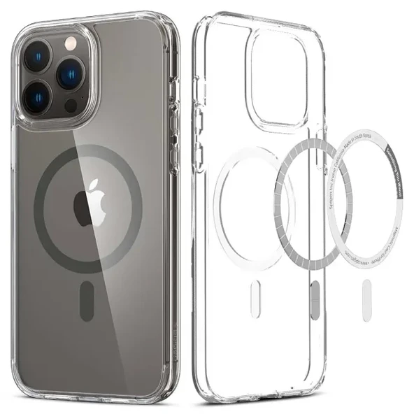 Spigen Ultra Hybrid Magsafe İle Uyumlu İphone13 Pro Max Kılıf Graphite