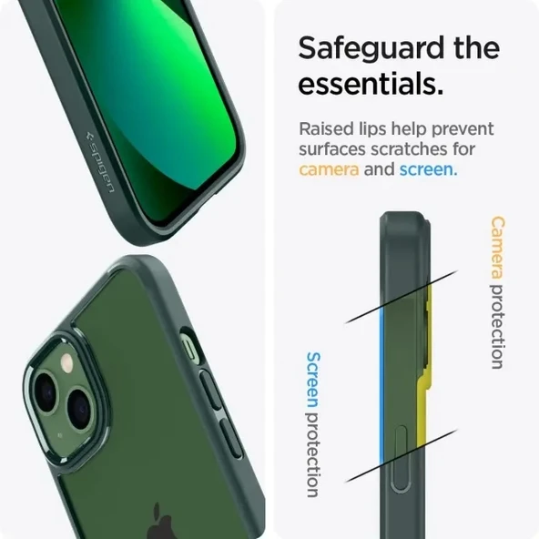 Spigen Ultra Hybrid [Sararma Önleyici Teknoloji] iPhone 13 Kılıf - 6