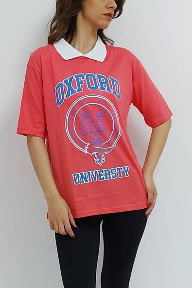 Bkmc Gömlek Yaka Oxford Tişört Narçiçeği - 2