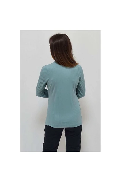 Bkmc Balıkçı Yaka Bluz Mint (lisinya) - 4
