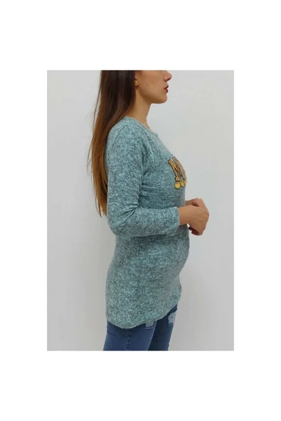 Bkmc Bisiklet Yaka Pullu Bluz Mint - 4