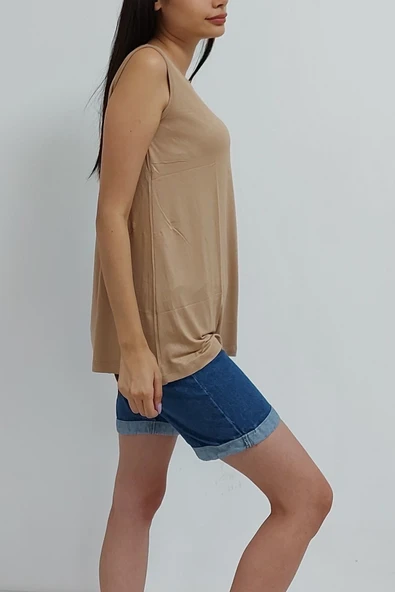 Bkmc Kolsuz Bluz Vizon - 3