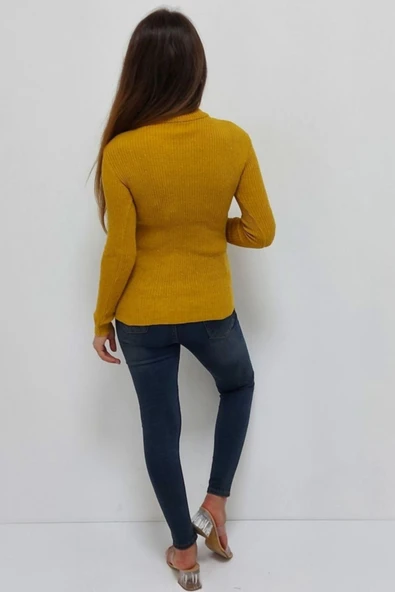 Bkmc Tam Balıkçı Bluz Hardal (clz) - 5