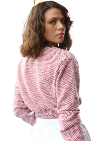 Bkmc Crop Bluz Bordo - 4