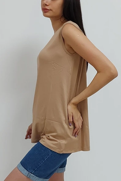 Bkmc Kolsuz Bluz Vizon - 4