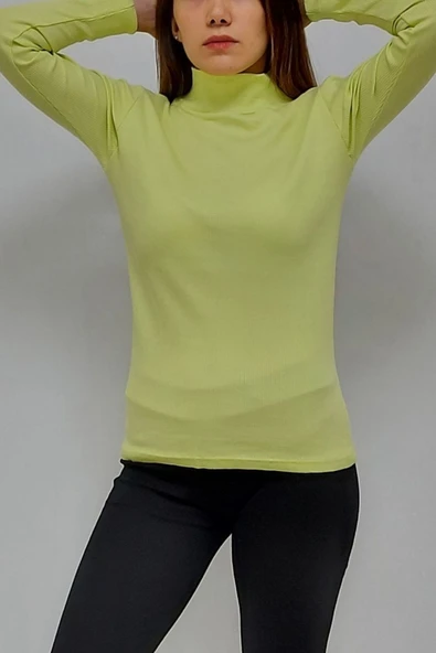 Bkmc Balıkçı Yaka Bluz Açık Yeşil - 2