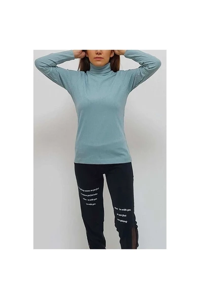 Bkmc Balıkçı Yaka Bluz Mint (lisinya)