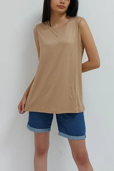 Bkmc Kolsuz Bluz Vizon - 2