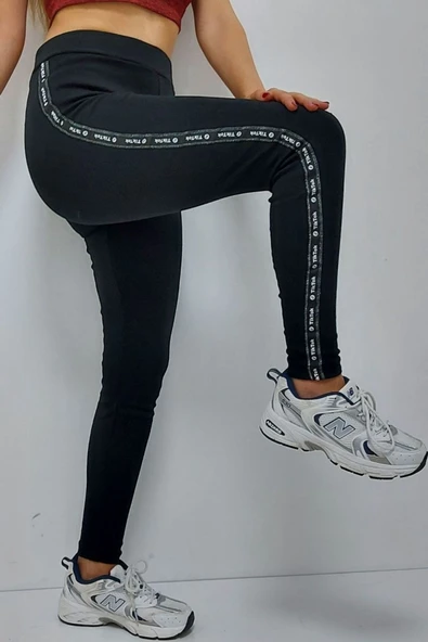 Bkmc Tiktok Baskılı Tayt Siyah (clz) - 3