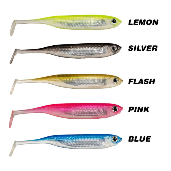 RYUJI REAL FISH 10CM, 4PCS  SILVER Standart