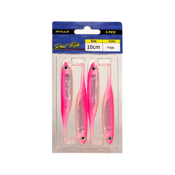 RYUJI REAL FISH 10CM, 4PCS  SILVER Standart - 2