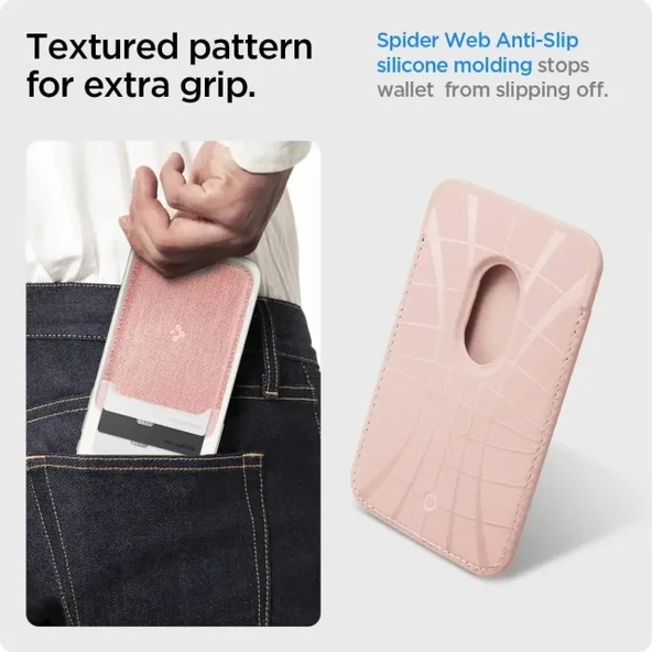 Spigen Valentinus (MagFit) İphone 14, 13, 12 için Manyetik Cüzdan Kartlık - 3