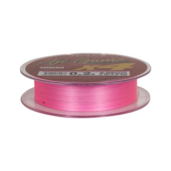 RYUJI AJI GAME 4X, 100M, PİNK İP MİSİNA  Standart 0.05MM - 2