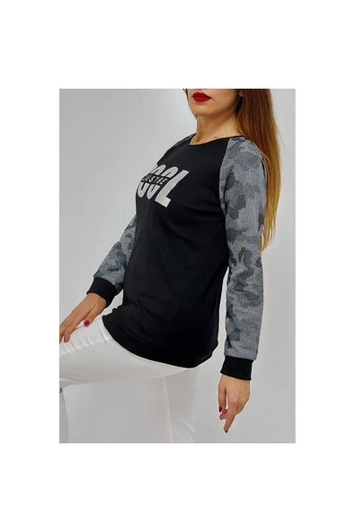 Bkmc Cool Baskılı Sweatshirt Siyah ()(noya Online) - 4