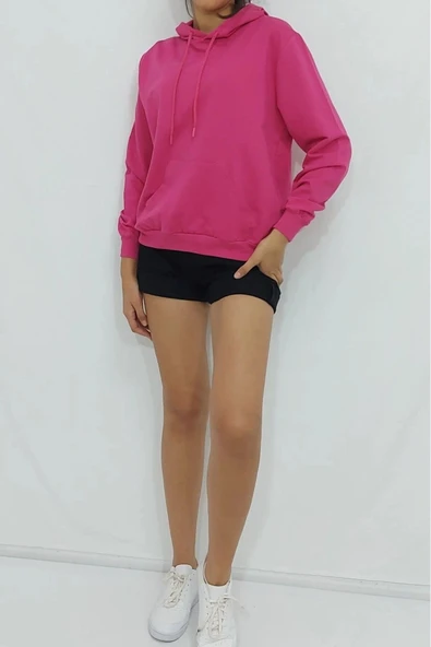 Bkmc Kapüşonlu İki İplik Sweatshirt