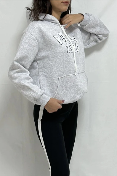 Bkmc Paris Nakışlı 3 İplik Sweatshirt - 4