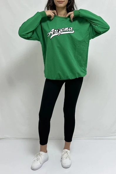 Bkmc 2 İplik Nakışlı Sweatshirt