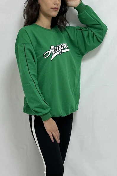 Bkmc 2 İplik Nakışlı Sweatshirt - 4