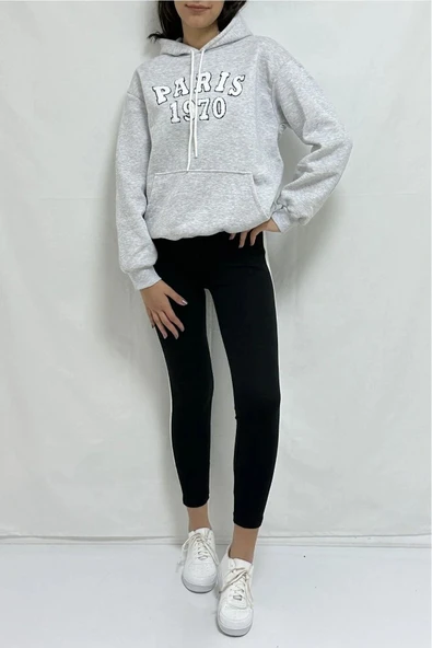 Bkmc Paris Nakışlı 3 İplik Sweatshirt