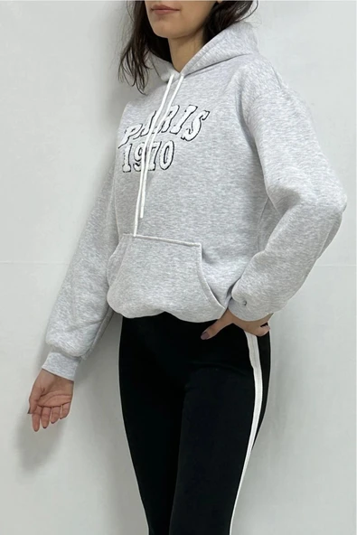 Bkmc Paris Nakışlı 3 İplik Sweatshirt - 3