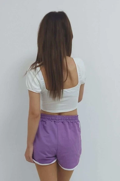 Bkmc Çizgili Şort Lila ()(noya Online) - 5